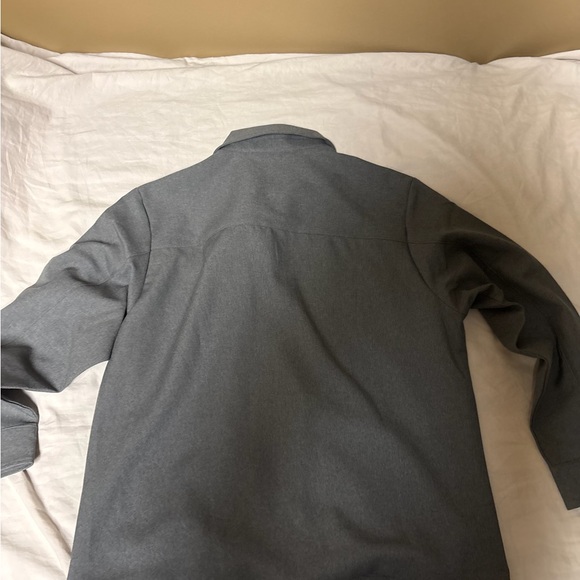 Men's Classic Gray Shirt Jacket - Picture 5 of 5